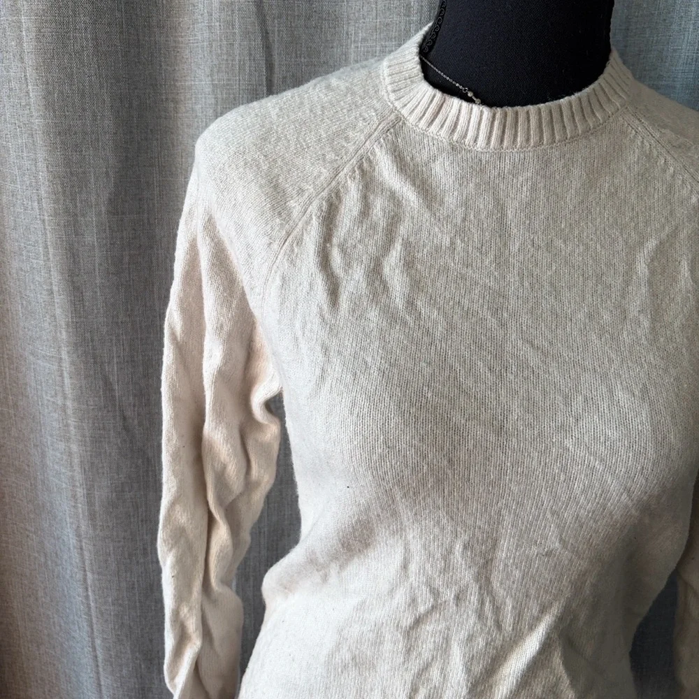 J. Crew Cream Knit Sweater